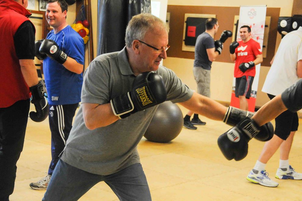 Cluster-Manager Lothar Riesenegger und andere Unternehmer beim Training (Bildquelle: consinion)