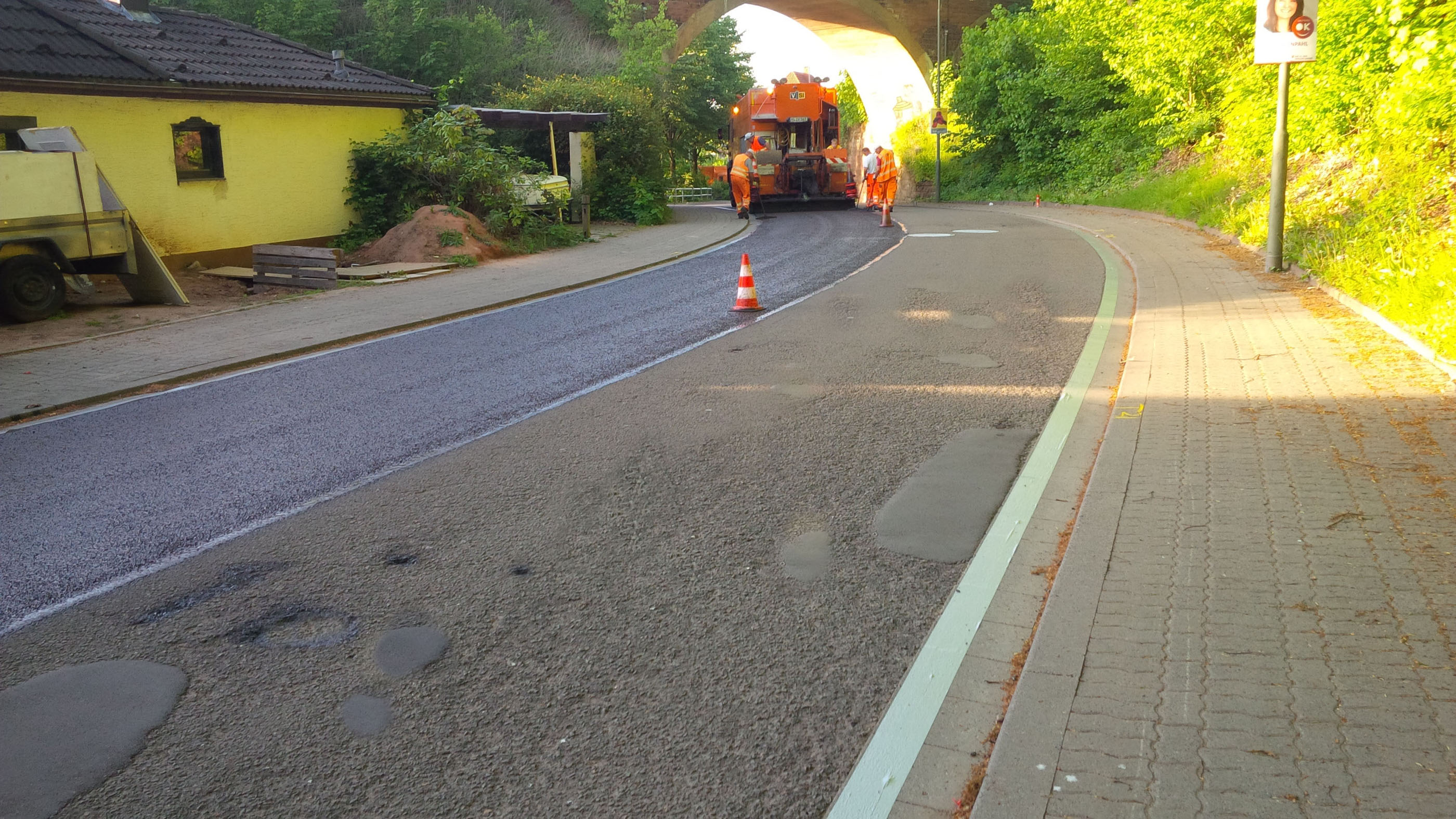 Sanierung einer Verbindungsstraße in Ingolstadt