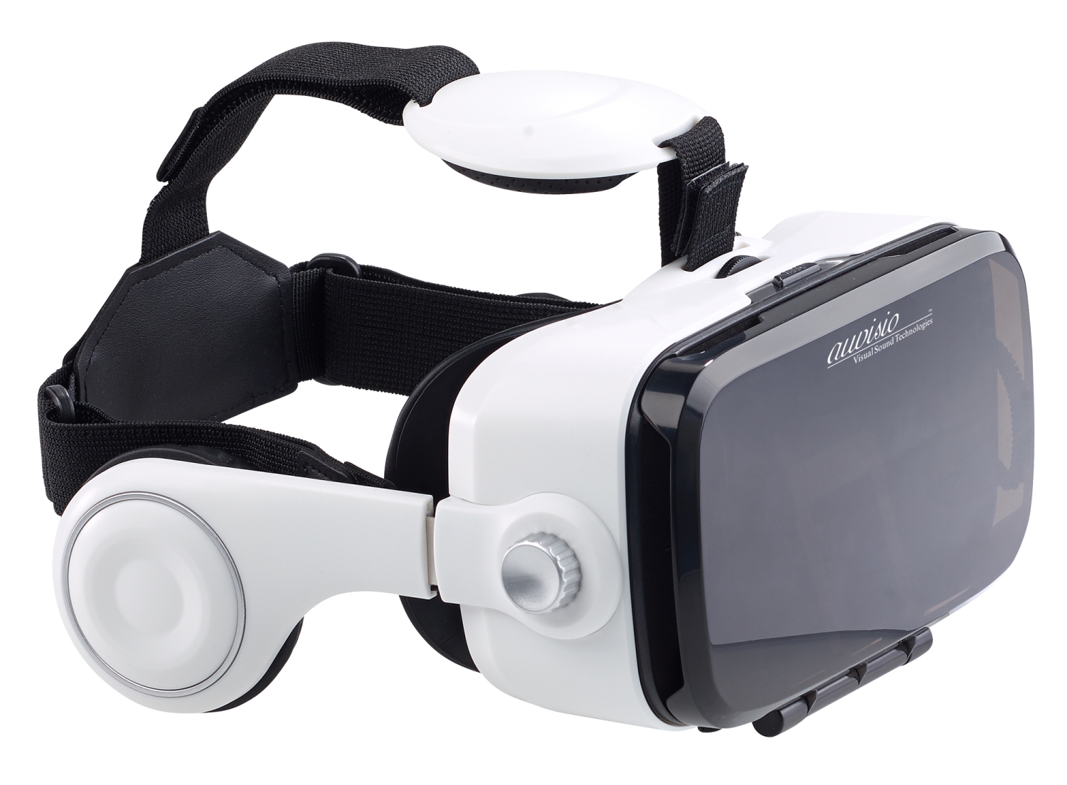auvisio Virtual-Reality-Brille mit Headset& Bluetooth-Game-Controller im Set, www.pearl.de