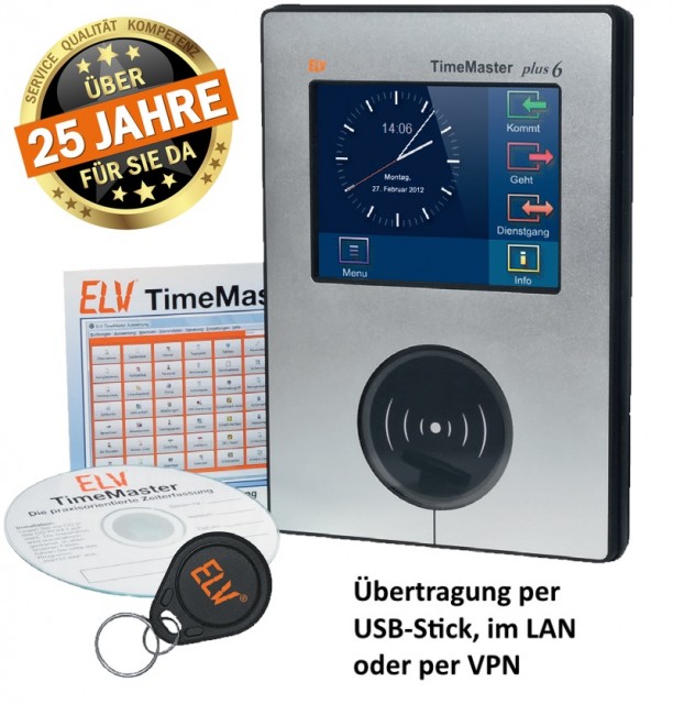 25 Jahre Personalzeiterfassung ELV-TimeMaster 25 Jahre Personalzeiterfassung ELV-TimeMaster