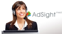 Kostenloser Telefonservice für Wartezimmer-TV Kunden bei AdSight