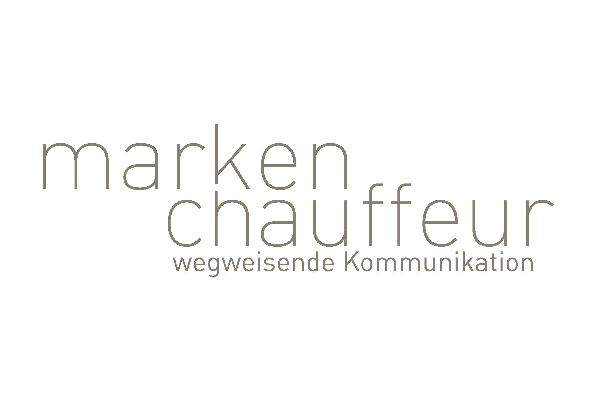 markenchauffeur - wegweisende Kommunikation - ihre externe Marketingabteilung