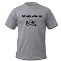 T-Shirt Unwörter 2009: Schnecken-Checker T-Shirt Unwörter 2009: Schnecken-Checker