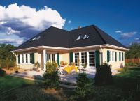 Verklinkerter Winkel-Bungalow mit allen Vorzügen eines Fertighauses. Foto: Haacke-Haus Verklinkerter Winkel-Bungalow mit allen Vorzügen eines Fertighauses. Foto: Haacke-Haus