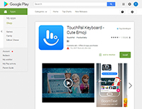 App TouchPal: virtuelles Keyboard