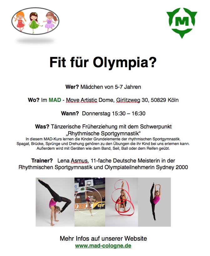 RSG Olympionikin mit neuem Kurs im Move Artistic Dome RSG Olympionikin mit neuem Kurs im Move Artistic Dome