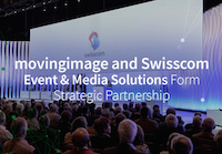 movingimage und Swisscom Event & Media Solutions schließen Partnerschaft. (Quelle: movingimage)