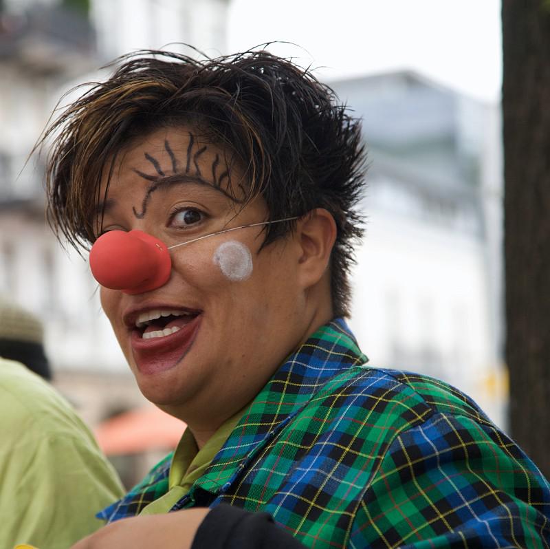 Clown Walk Act in Konstanz Clown Walk Act in Konstanz