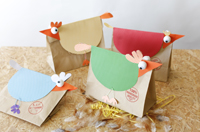 Basteltipp zu Ostern: Bunte Osterhühner zum Selbermachen. Foto: iamcreative.ch