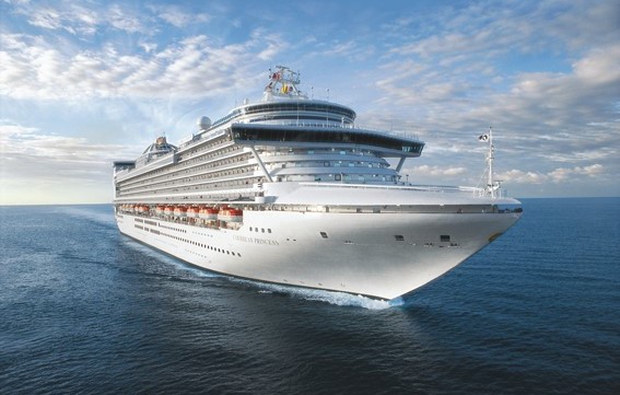 Die Caribbean Princess vor dem Umbau Die Caribbean Princess vor dem Umbau