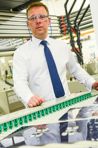 Mick Taylor, kaufmännischer Geschäftsführer des Ätztechnik-Spezialisten Precision Micro.