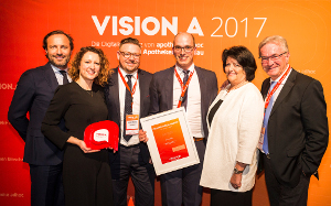 OTC7HANDL Team mit dem VISION.A Award OTC7HANDL Team mit dem VISION.A Award
