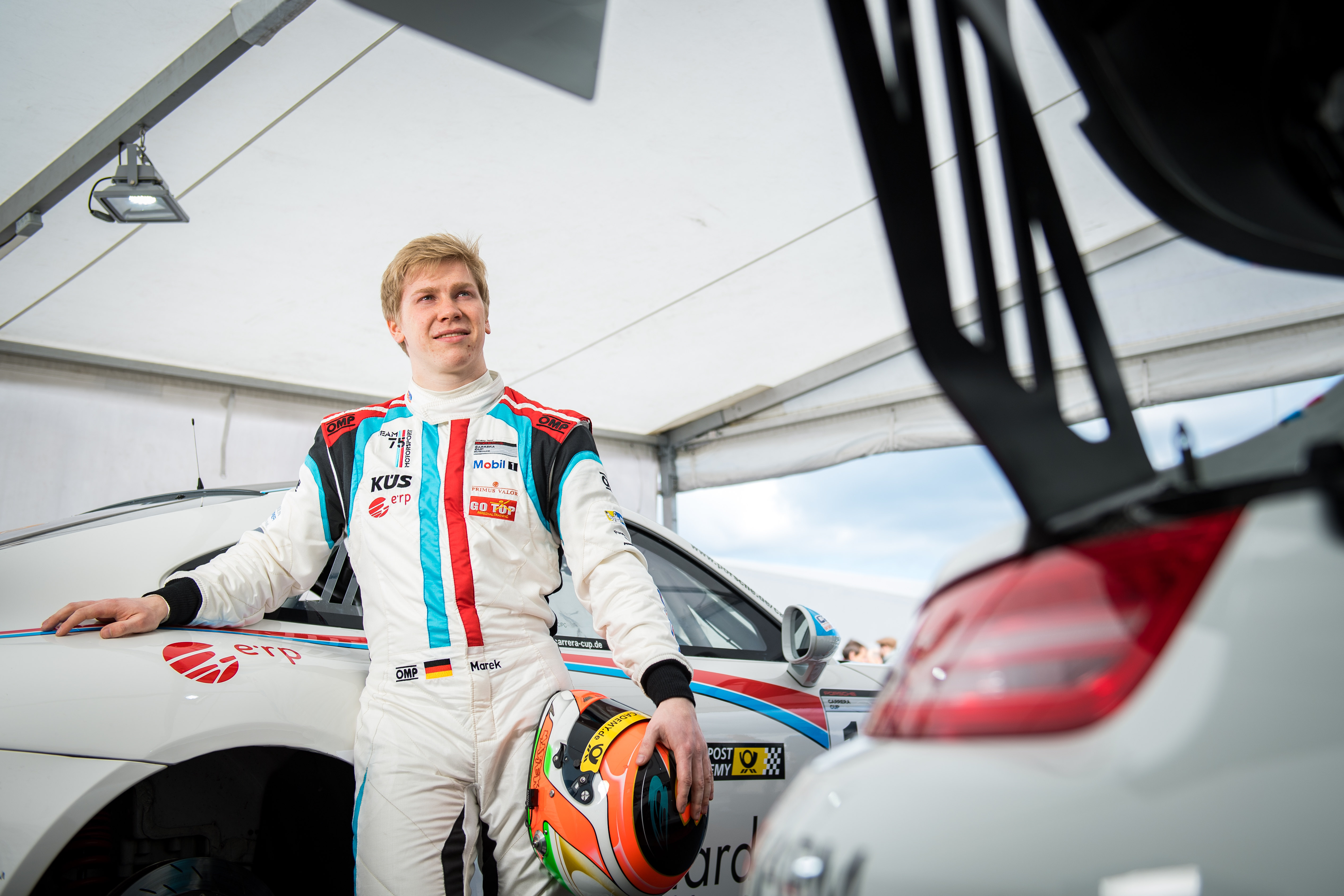Marek Böckmann (20) nach getaner Arbeit. Platz drei in der Klasse V5 Marek Böckmann (20) nach getaner Arbeit. Platz drei in der Klasse V5