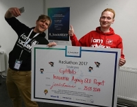 Sonderpreis von GitHub für Digital MashUp CEO Björn Tonn (links) Sonderpreis von GitHub für Digital MashUp CEO Björn Tonn (links)