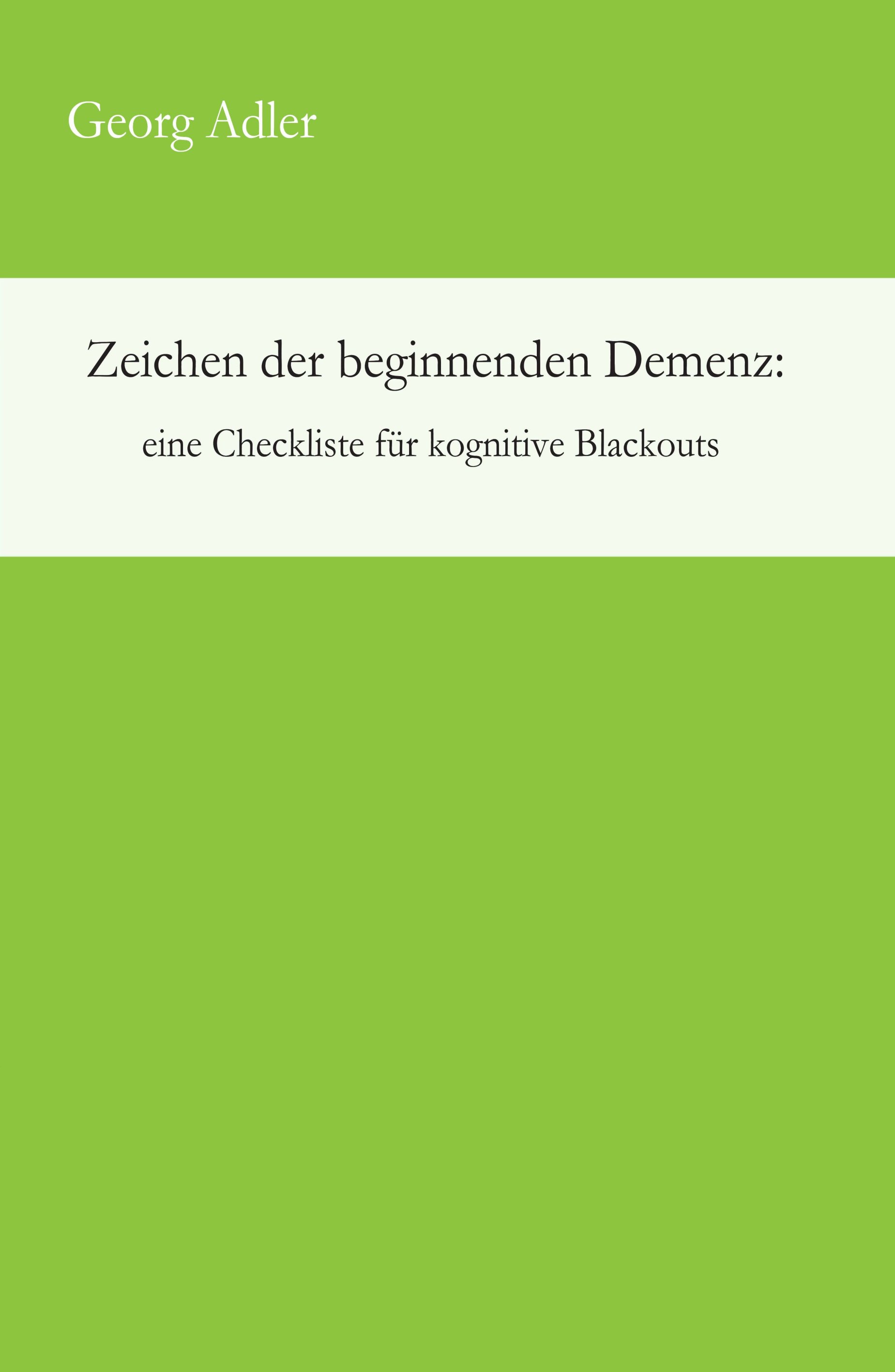 Gedächtnis, Alzheimer, Demenz, Früherkennung