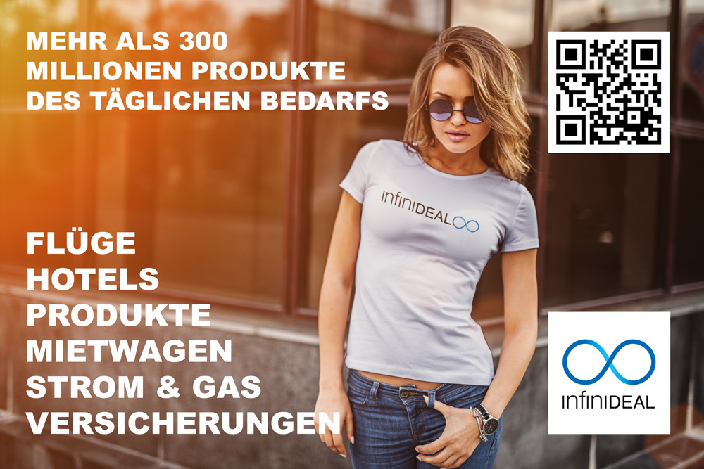 www.infinideal.shop - Mit infiniDEAL lassen sich bares Geld und viel Zeit sparen