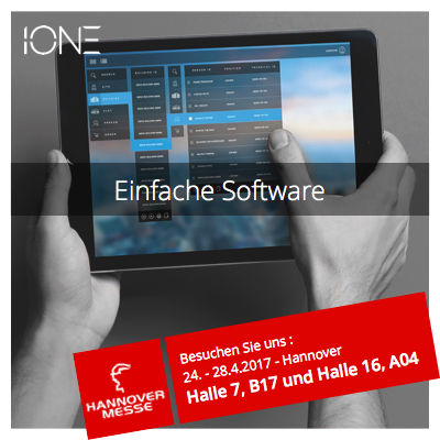 IONE auf der Hannover Messe IONE auf der Hannover Messe