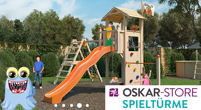OSKAR Spieltürme - ungeheuer günstig und schrecklich gut OSKAR Spieltürme - ungeheuer günstig und schrecklich gut