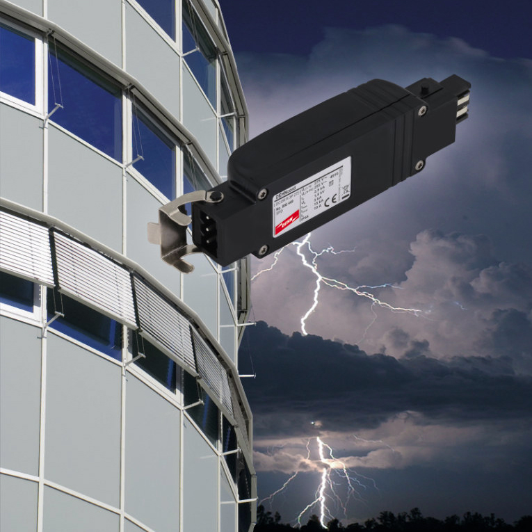 DEHNcord R 3P - der sichere und einfach steckbare Schutz für elektrische Raffstores, Jalousien und M