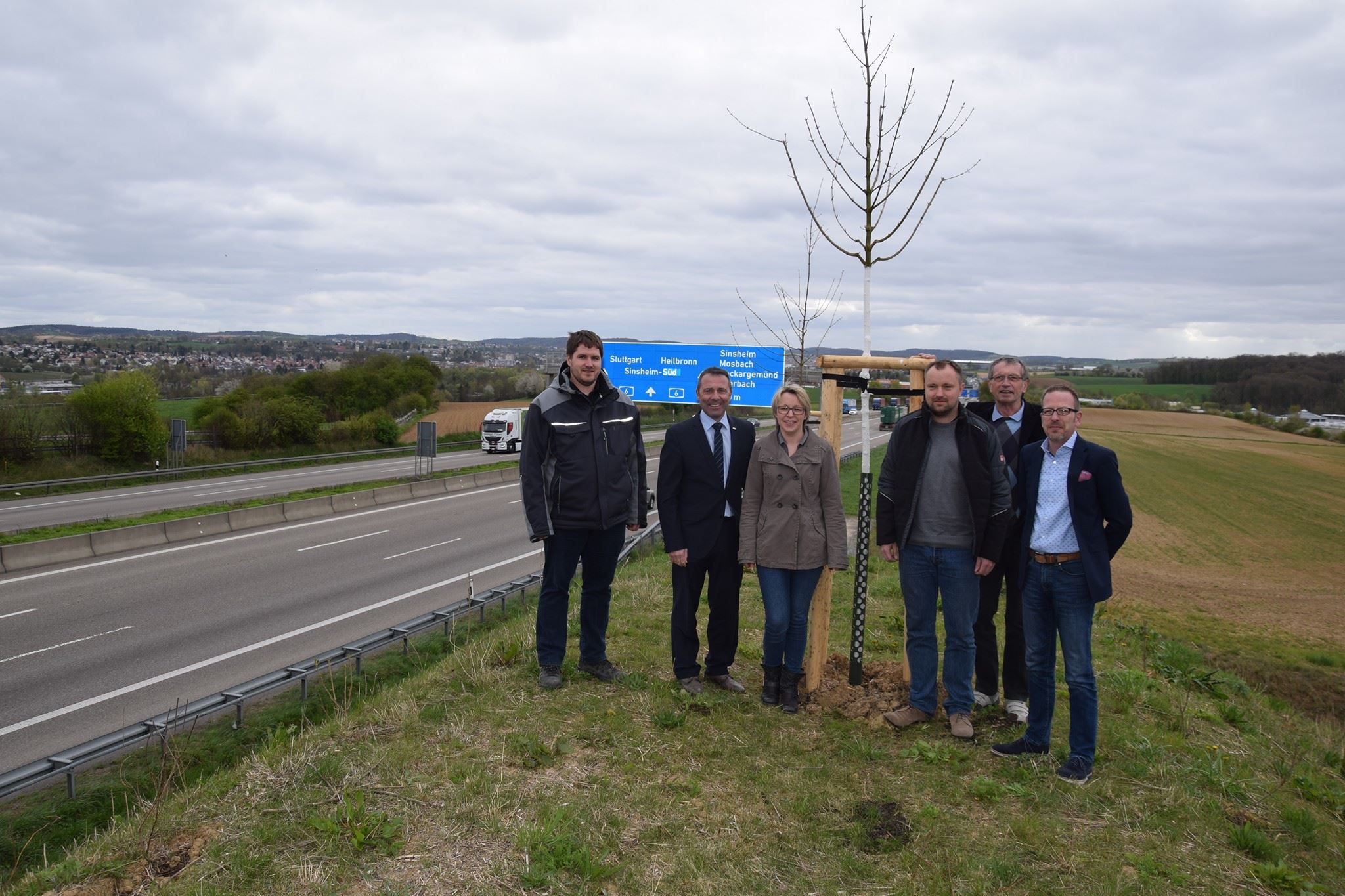 Oberbürgermeister Albrecht, Frederike Bühring, Bjön und Volkmar Wolf, Thomas Kersten