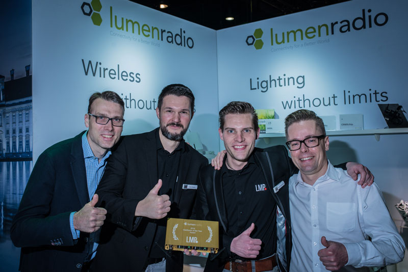 Peter Lindkvist (LumenRadio), Oliver Winkler, Nikolai Klostermann (beide LMP), Niclas Norlén (LumenR Peter Lindkvist (LumenRadio), Oliver Winkler, Nikolai Klostermann (beide LMP), Niclas Norlén (LumenR
