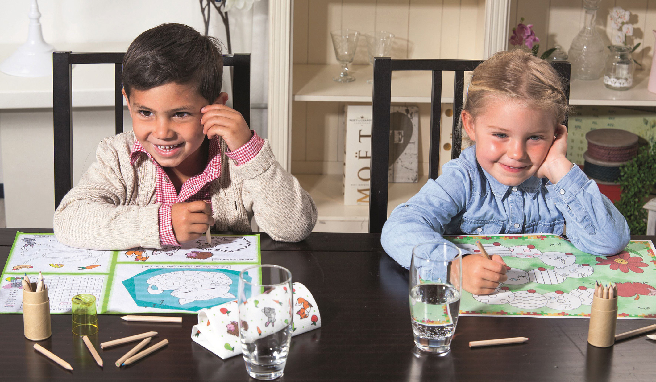 Altersgerechte Mal- und Rätselvorlagen aus der KIDS-Collection von Mank sorgen für entspannte Restau Altersgerechte Mal- und Rätselvorlagen aus der KIDS-Collection von Mank sorgen für entspannte Restau