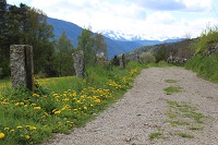 Wanderroute im Sommer Wanderroute im Sommer