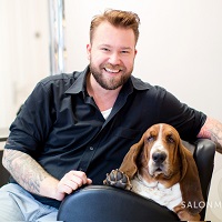 Bjoern Mentler und sein Hund Ludwig Bjoern Mentler und sein Hund Ludwig