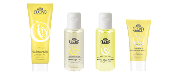 (FOTO: LCN) Die neue fruchtige Fruit Care Honeydew Melon Serie von LCN (FOTO: LCN) Die neue fruchtige Fruit Care Honeydew Melon Serie von LCN
