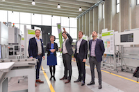 Rolf Neubauer, Dr. Marie-Luise Wolff-Hertwig, Daniel San Jocic, Daniel Hermann und Thomas Bosiacki
