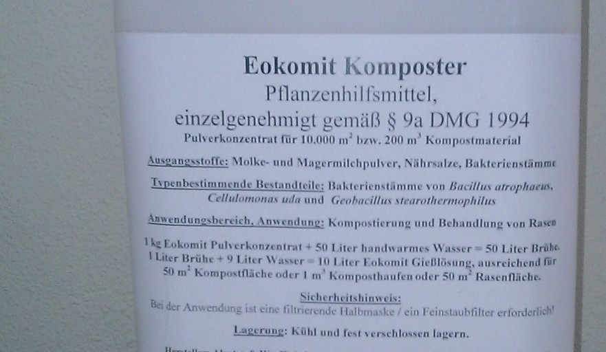 Eokomit Dr. Holzinger für den Stall und Kleintierzüchter Eokomit Dr. Holzinger für den Stall und Kleintierzüchter