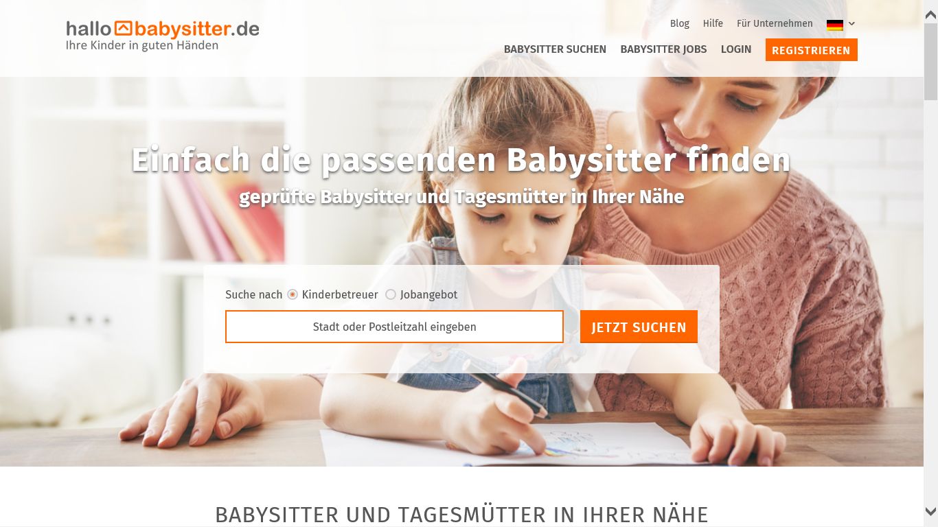 HalloBabysitter.de ist jetzt auch fit für mobilie Endgeräte HalloBabysitter.de ist jetzt auch fit für mobilie Endgeräte