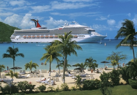 Auf den Bahamas erhalten die Passagiere von Carnival Cruise Line demnächst einen Privatstrand Auf den Bahamas erhalten die Passagiere von Carnival Cruise Line demnächst einen Privatstrand