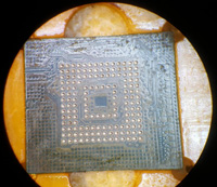 CBL: entloeteter eMMC-Chip vor Datenrettung CBL: entloeteter eMMC-Chip vor Datenrettung