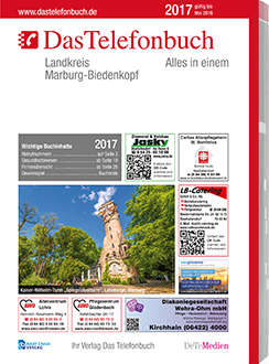 Das Telefonbuch für den Landkreis Marburg-Biedenkopf liegt zur Abholung bereit.