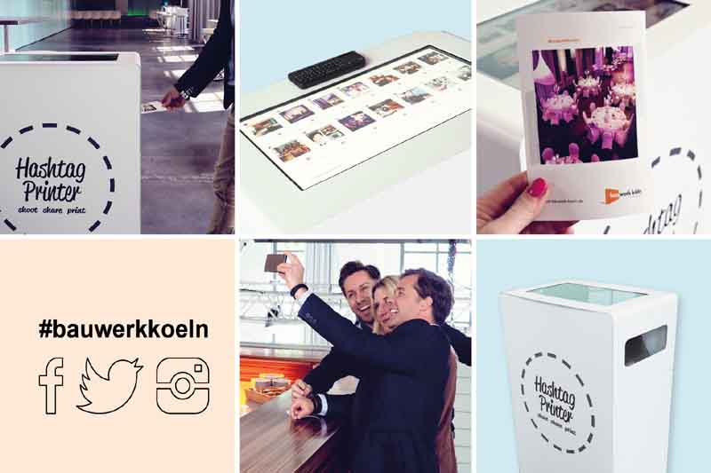 Hashtagprinter (Foto: bauwerk köln, frei zur Veröffentlichung)