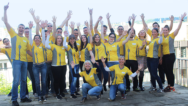 GTC Mitarbeiter beim 30 jährigen Firmenjubiläum