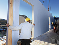 Die Gipsplatte Knauf Diamant X erweitert die Möglichkeiten im Holzbau. (Foto: Knauf/Bernd Ducke) Die Gipsplatte Knauf Diamant X erweitert die Möglichkeiten im Holzbau. (Foto: Knauf/Bernd Ducke)