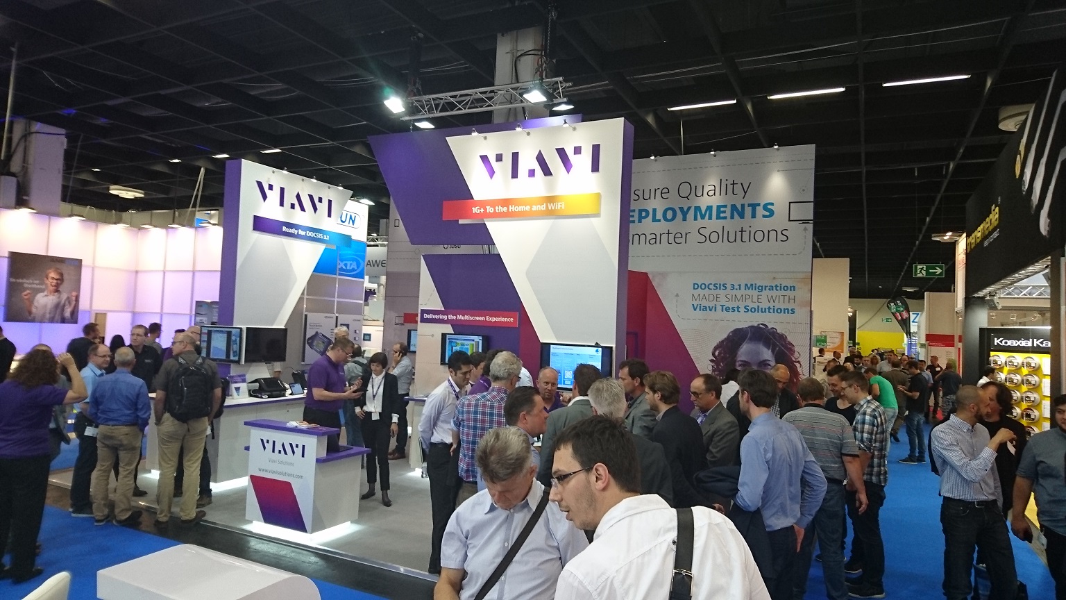 Viavi Messestand Viavi Messestand