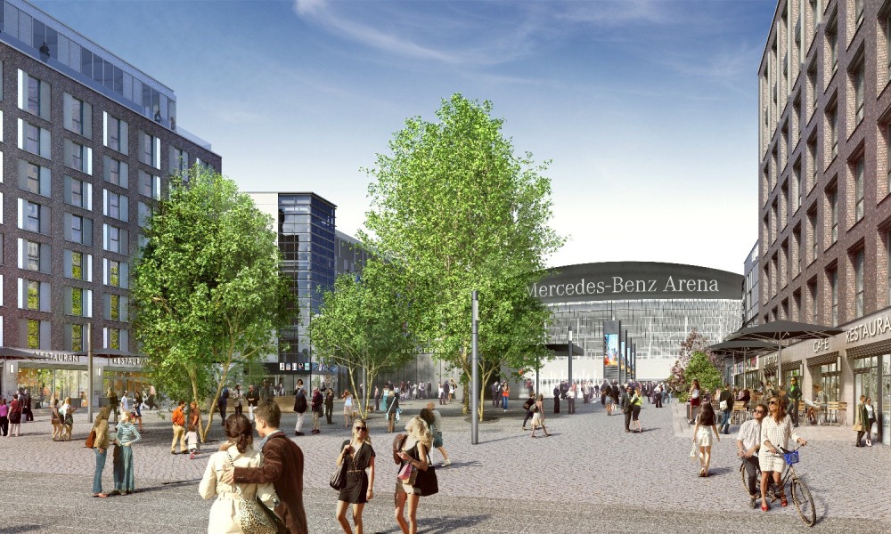 Ab 2018: Neues ALEX Berlin am Mercedes Platz - Bildnachweis: Archimation 2017