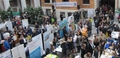 Die Auf in die Welt-Messe bietet die Möglichkeit zur Information (Foto: Dt. Stiftung Völkerverständi