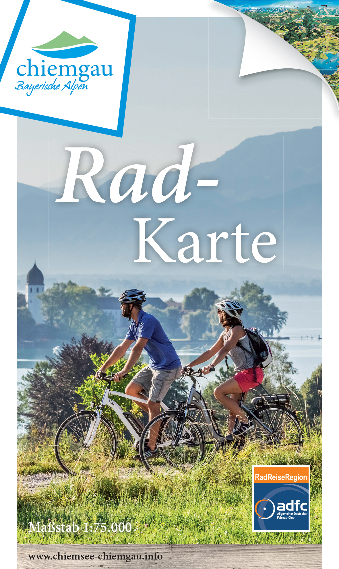 Neue Radkarte Chiemgau © Chiemgau Tourismus e.V.
