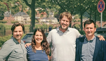 Das Match Rider Management-Team: F. Anders, K. Schneider, A. Swartzbaugh und B. Krams (von links) Das Match Rider Management-Team: F. Anders, K. Schneider, A. Swartzbaugh und B. Krams (von links)
