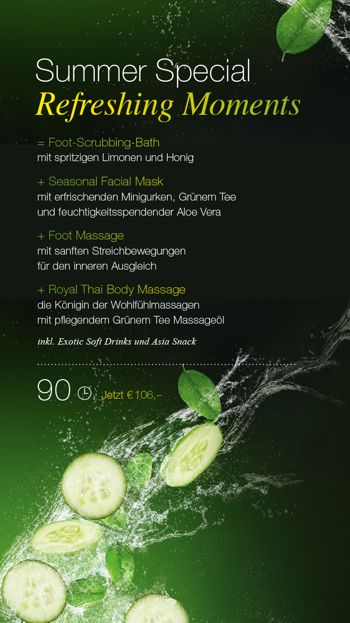 Sommer Special Refreshing Moments Sommer Special Refreshing Moments
