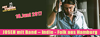 Joseh ist mit seiner Band live in Berlin