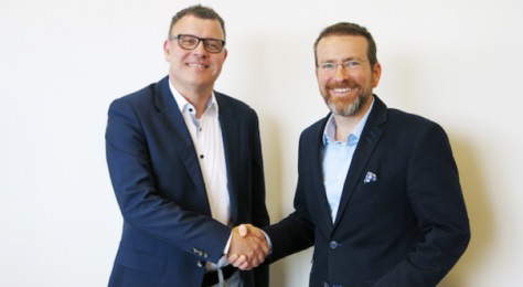 Partnerschaftliche Zusammenarbeit in der Baubranche beschlossen: v.l.: Daniel Csillag, Geschäftsführ