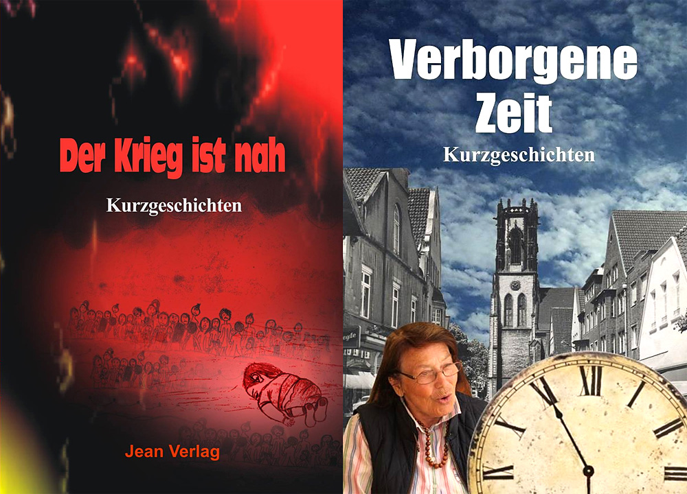 Zwei Bücher mit Kurzgeschichten von Schüler/innen der Gesamtschule Oelde