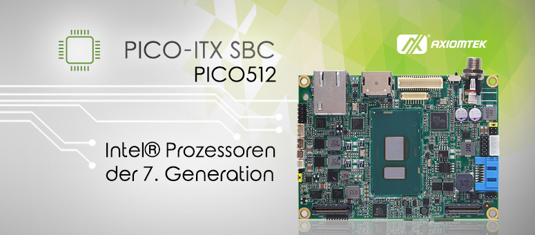 Das neue leistungsstarke Pico-ITX Motherboard
