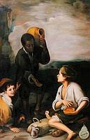 „Drei Buben“ Replik Chinamaler - Original von Bartolomé Esteban Murillo „Drei Buben“ Replik Chinamaler - Original von Bartolomé Esteban Murillo