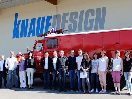 Die Teilnehmer des Brandschutz-Seminars. (Foto: Knauf Design) Die Teilnehmer des Brandschutz-Seminars. (Foto: Knauf Design)